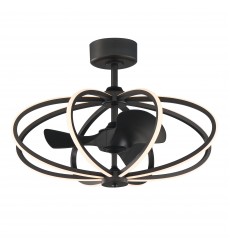  Solstice 8-Light WiFi-enabled LED Fandelight-(61005BK)-Maxim