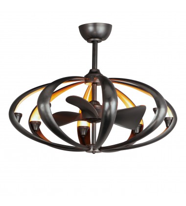  Ambience WiFi-enabled LED Fandelight-(61009BZGLD)-Maxim