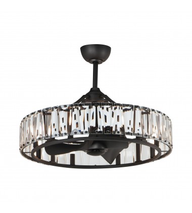 Odeon 8-Light WiFi-enabled LED Fandelight-(61018BK)-Maxim  Odeon 8-Light WiFi-enabled LED Fandelight-(61018BK)-Maxim