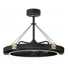  Jewel Wifi-Enabled LED Fandelight-(61019BCBKGLD)-Maxim