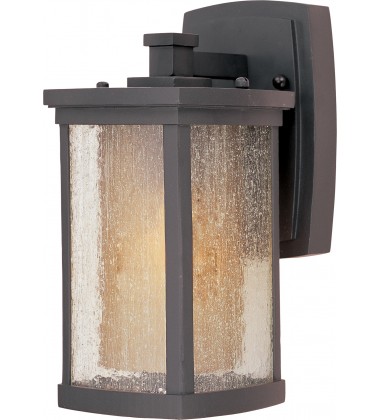  Bungalow LED 1-Light Wall Lantern-(65652CDWSBZ)-Maxim