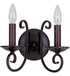 Loft 2-Light Wall Sconce-(70002OI)-Maxim  Loft 2-Light Wall Sconce-(70002OI)-Maxim