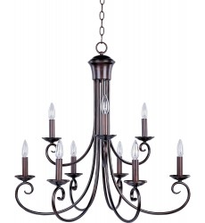 Loft 9-Light Chandelier-(70006OI)-Maxim  Loft 9-Light Chandelier-(70006OI)-Maxim