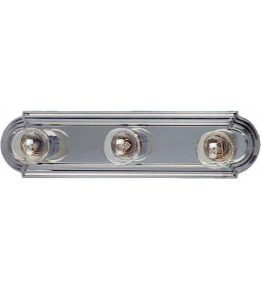  Essentials 3-Light Racetrack Bath Vanity Light-(7123SN)-Maxim