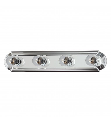  Essentials 4-Light Racetrack Bath Vanity Light-(7124PC)-Maxim