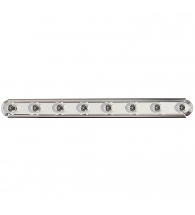  Essentials 8-Light Racetrack Bath Vanity Light-(7128PC)-Maxim
