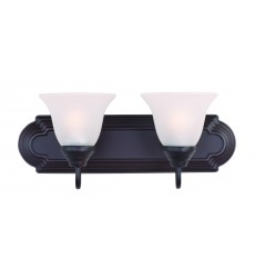  Essentials 2-Light Bath Vanity-(8012FTOI)-Maxim