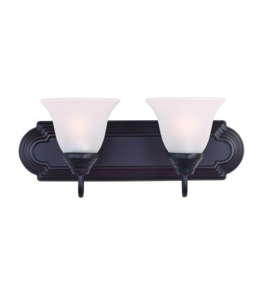 Essentials 2-Light Bath Vanity-(8012FTOI)-Maxim