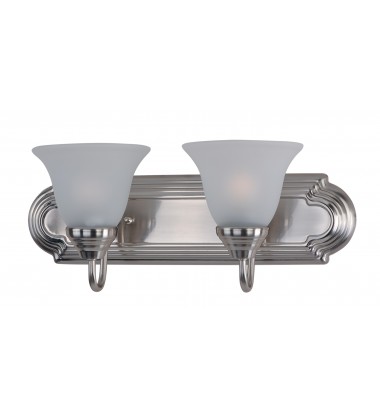  Essentials 2-Light Bath Vanity-(8012FTSN)-Maxim
