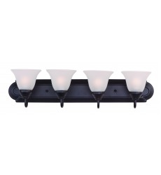 Essentials 4-Light Bath Vanity-(8014FTOI)-Maxim Essentials 4-Light Bath Vanity-(8014FTOI)-Maxim