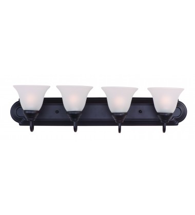 Essentials 4-Light Bath Vanity-(8014FTOI)-Maxim Essentials 4-Light Bath Vanity-(8014FTOI)-Maxim