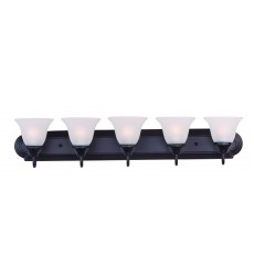Essentials 5-Light Bath Vanity-(8015FTOI)-Maxim Essentials 5-Light Bath Vanity-(8015FTOI)-Maxim