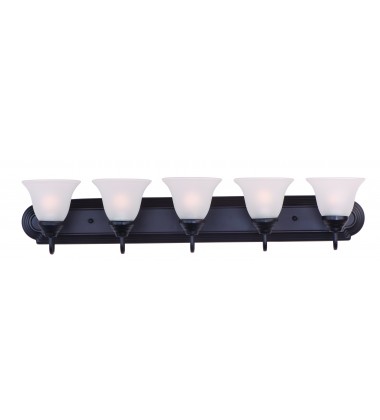 Essentials 5-Light Bath Vanity-(8015FTOI)-Maxim Essentials 5-Light Bath Vanity-(8015FTOI)-Maxim
