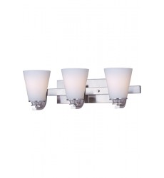  Conical 3-Light Bath Vanity-(9013SWSN)-Maxim