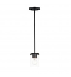  Corona 1-Light Mini Pendant-(90200CLBK)-Maxim