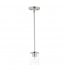  Corona 1-Light Mini Pendant-(90200CLSN)-Maxim