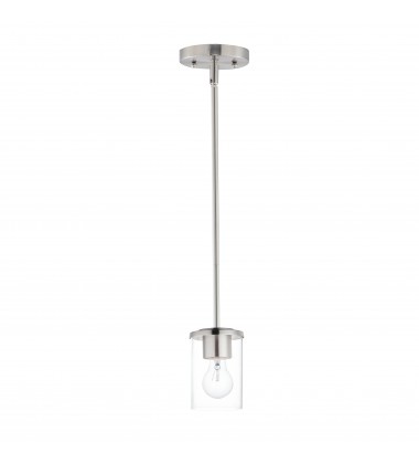  Corona 1-Light Mini Pendant-(90200CLSN)-Maxim
