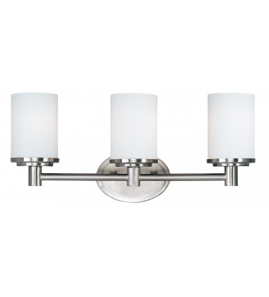  Cylinder 3-Light Bath Vanity-(9053SWSN)-Maxim