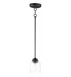  Acadia 1-Light Pendant-(91260CDBK)-Maxim