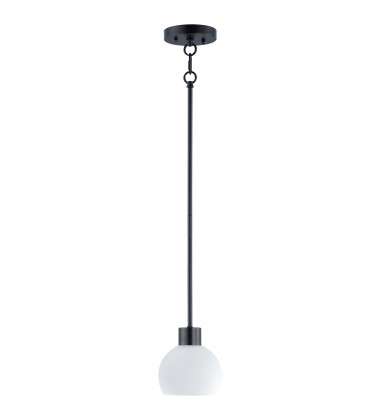  Coraline 1-Light Mini Pendant-(91270SWBK)-Maxim