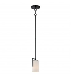  Dart 1-Light Pendant-(91280SWBK)-Maxim