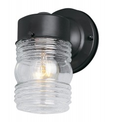 1-Light Outdoor Wall Mount-(92001CLBK)-Maxim