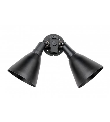  Spots 2-Light Outdoor Wall Mount-(92006BK)-Maxim