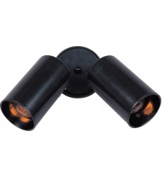  Spots 2-Light Can Wall/Flush Mount-(92011BK)-Maxim