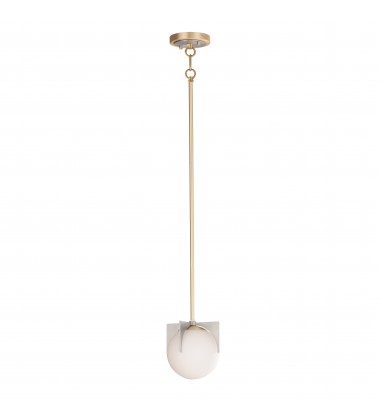  Finn 1-Light Mini pendant-(92470SWSBRBP)-Maxim