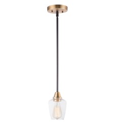  Goblet 1-Light Mini Pendant-(96120CLBZAB)-Maxim