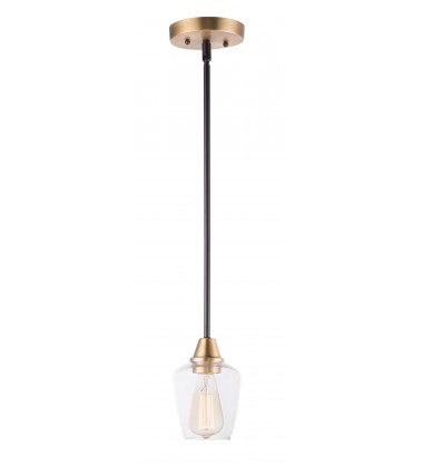  Goblet 1-Light Mini Pendant-(96120CLBZAB)-Maxim