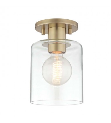  Neko 1 Light Semi Flush (H108601-AGB) - Mitzi Lighting