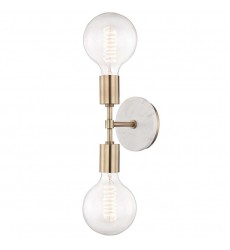 Chloe 2 Light Wall Sconce (H110102-AGB) - Mitzi Lighting Chloe 2 Light Wall Sconce (H110102-AGB) - Mitzi Lighting