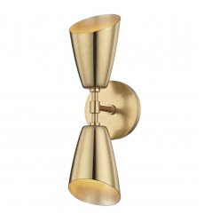  Kai 2 Light Wall Sconce (H115102-AGB) - Mitzi Lighting