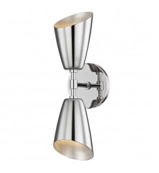  Kai 2 Light Wall Sconce (H115102-PN) - Mitzi Lighting