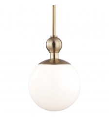  Daphne 1 Light Small Pendant (H118701S-AGB) - Mitzi Lighting