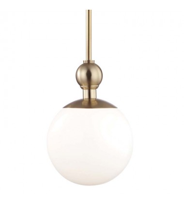  Daphne 1 Light Small Pendant (H118701S-AGB) - Mitzi Lighting