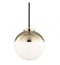  Ella 1 Light Small Pendant (H125701S-PB) - Mitzi Lighting