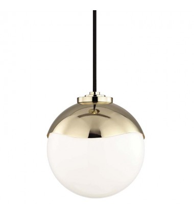  Ella 1 Light Small Pendant (H125701S-PB) - Mitzi Lighting