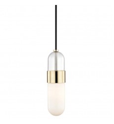  Emilia 1 Light Pendant (H126701-PB) - Mitzi Lighting