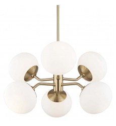  Estee 6 Light Chandelier (H134806-AGB) - Mitzi Lighting