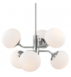  Estee 6 Light Chandelier (H134806-PN) - Mitzi Lighting