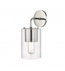 Lula 1 Light Wall Sconce (H135101-PN) - Mitzi Lighting  Lula 1 Light Wall Sconce (H135101-PN) - Mitzi Lighting