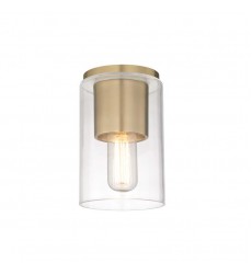 Lula 1 Light Flush Mount (H135501-AGB) - Mitzi Lighting  Lula 1 Light Flush Mount (H135501-AGB) - Mitzi Lighting