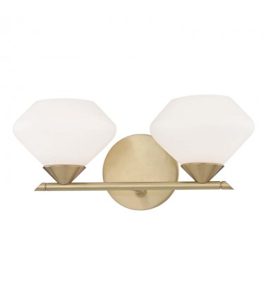  Valerie 2 Light Bath Bracket (H136302-AGB) - Mitzi Lighting