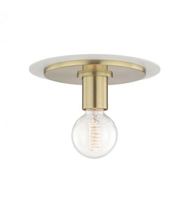  Milo 1 Light Small Flush Mount (H137501S-AGB/WH) - Mitzi Lighting