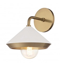  Marnie 1 Light Wall Sconce (H139101-AGB/WH) - Mitzi Lighting