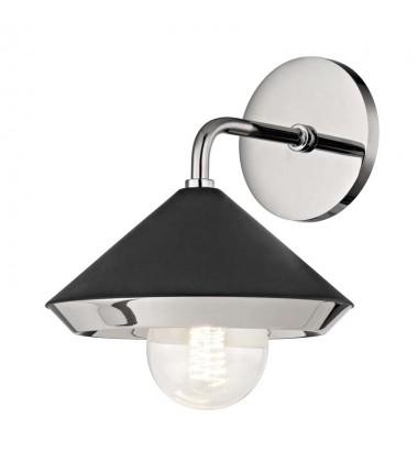  Marnie 1 Light Wall Sconce (H139101-PN/BK) - Mitzi Lighting