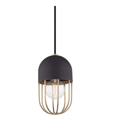  Haley 1 Light Pendant (H145701-AGB/BK) - Mitzi Lighting