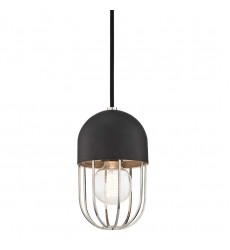  Haley 1 Light Pendant (H145701-PN/BK) - Mitzi Lighting